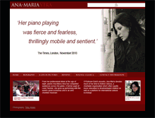 Tablet Screenshot of ana-mariavera.com